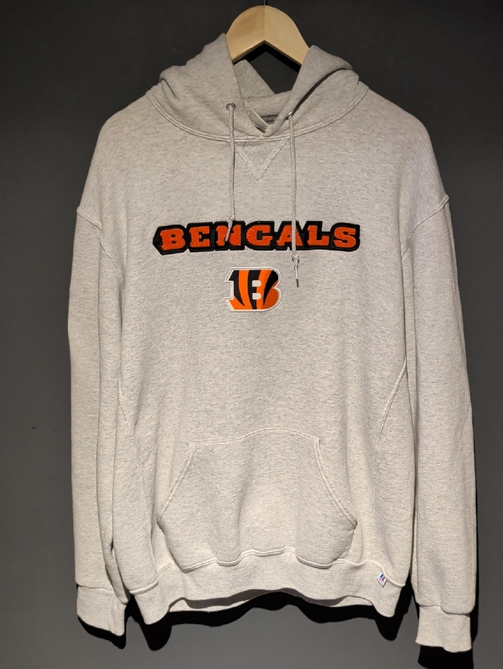 Russell Athletic Gray Cincinnati Bengals Hoodie